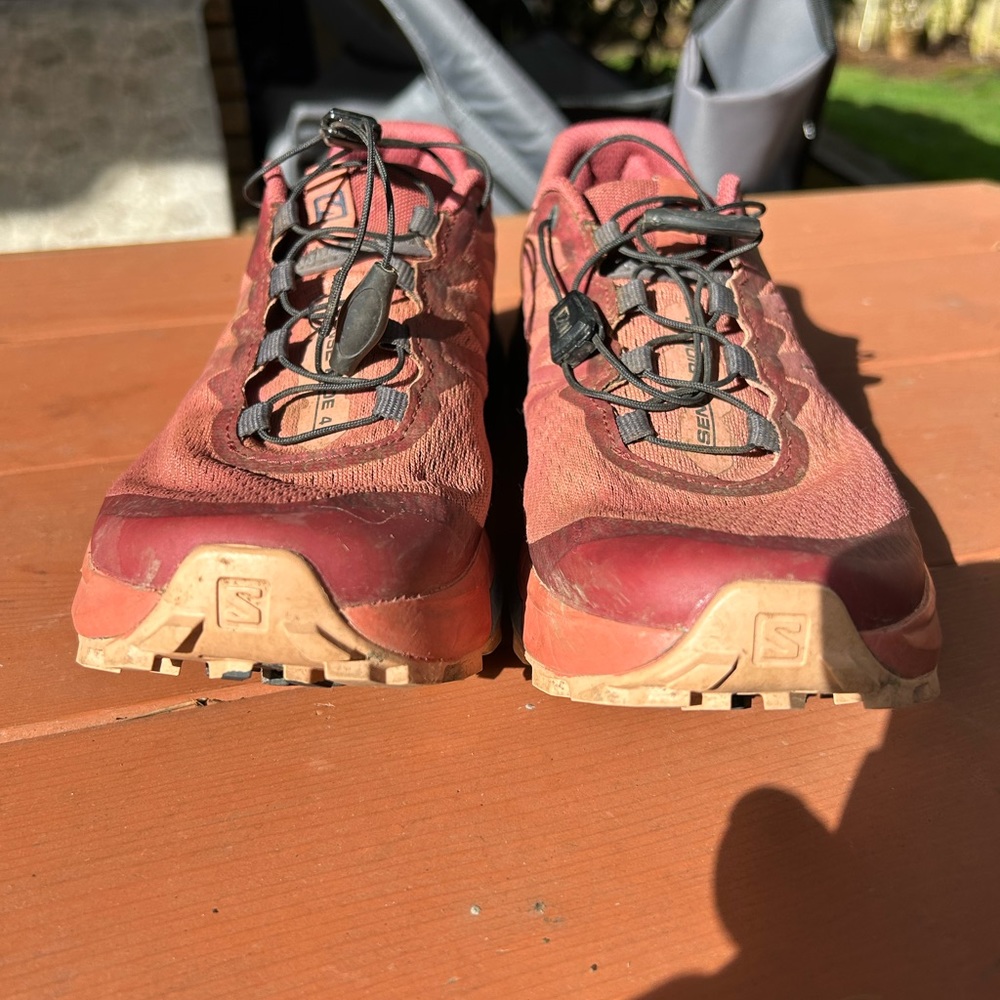 Salomon sensiFit sneakers contagious adjustable lace up cord. Ortholite Sz 7.5 - Picture 6 of 11